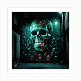 Skull Wall Art Art Print