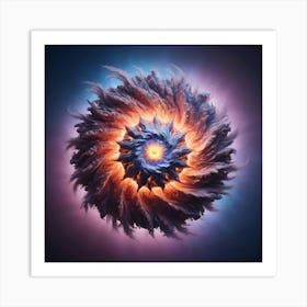 A Breathtakingly Detailed, High Resolution, Ultra High Quality 3d Illustration Of A Vibrant, Radiant Star, Rendered In Abstract Art Style 1 Poster