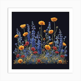 Wildflowers 2 Art Print