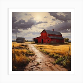 Red Barn Art Print