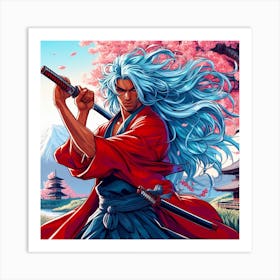 Samurai Warrior 3 Art Print