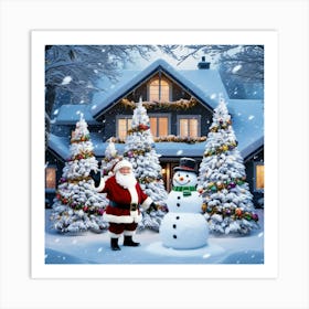 Santa Claus 6 Art Print