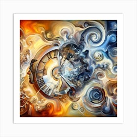  Time & Transformation in Motion Art Print