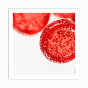 Red Gummy Bears Art Print