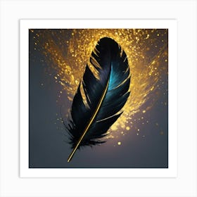 Feather Feather Feather Art Print