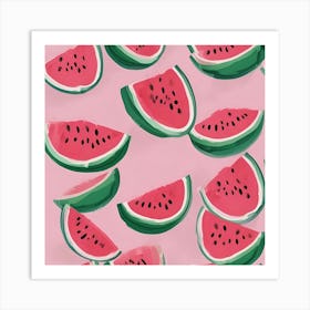 Watermelon Wallpaper Art Print