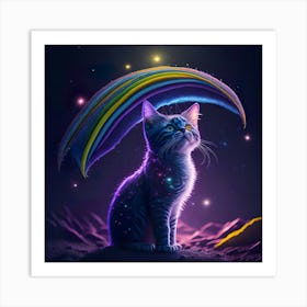 Cat Galaxy (25) Art Print