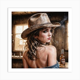 Cowgirl 1 Art Print