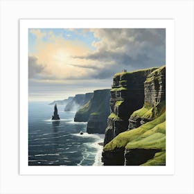 The Cliffs Of Moher Ireland Art Print 3 Art Print