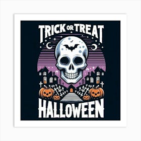 Trick Or Treat Halloween 2024 Art Print