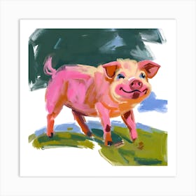 Yorkshire Pig 03 Art Print