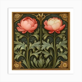 Peonies Art Art Print