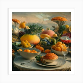 Fruit And Vegetables Art Print