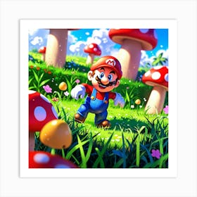 Mario Bros 2 Art Print