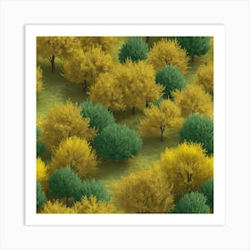 Autumn Trees Art Print