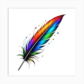 Feather Feather Feather 26 Art Print