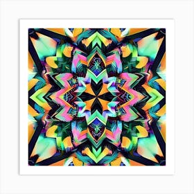 Abstract Mandala 17 Art Print