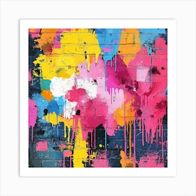 Graffiti Wall Art 11 Art Print