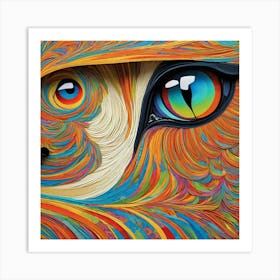 Eye Of The Eagle ghj Art Print