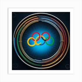 Olympic Rings 2 Art Print