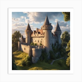 Fairytale Castle 3 Art Print