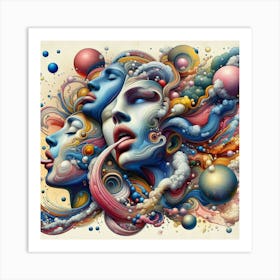 Psychedelic Painting 1 Art Print