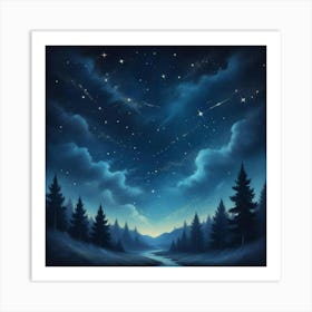 Night Sky Art Print