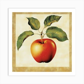 Apple On A Branch Art Art Print