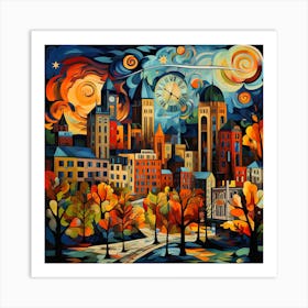 Cityscape 2 Art Print