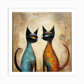 Cats 5 Art Print