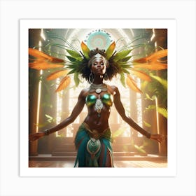 Egyptian Goddess 1 Art Print