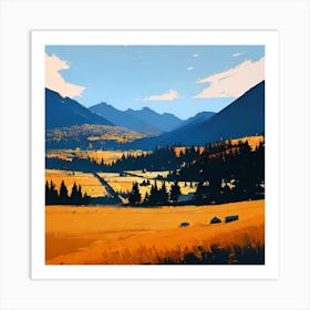 Prairie Landscape Art Print