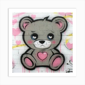 Teddy Bear Art Print