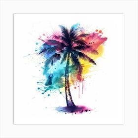 Tropical Palm Tree 3 Art Print