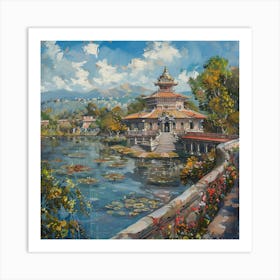 Tibetan Temple Art Print