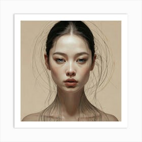 Portrait Of A Woman 9 Art Print