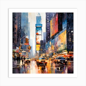 Urban Symphony - Impression of NYC Art Print