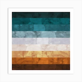 Gradient watercolor 4 Art Print