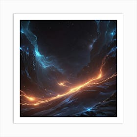 Dark Cave 1 Art Print