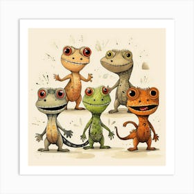 Little Lizards Poster