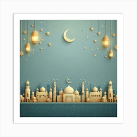 Ramadan Background 2 Art Print