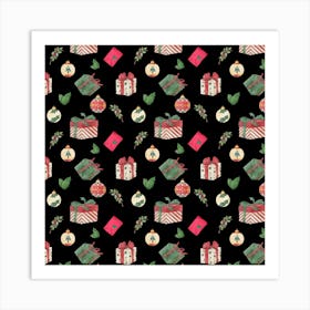 Christmas Pattern Art Print