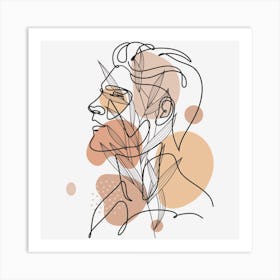 BB Borsa Man Face Art Art Print