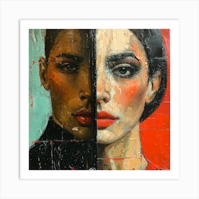 Two Faces 6 Art Print