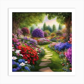 Garden Path Art Print