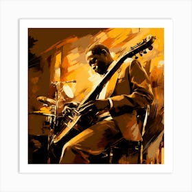 Jazz Musician 1 Art Print