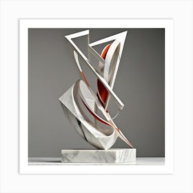 Abstract Sculpture 27 Art Print
