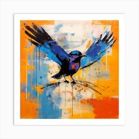 Blue Bird Art Print