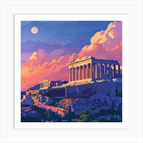 Parthenon 3 Art Print