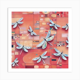 Dragonflies 2 Art Print